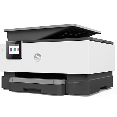 惠普（HP）OfficeJet Pro 9010 彩色喷墨多功能一体机 打印/复印/扫描/传真自动双面 白色
