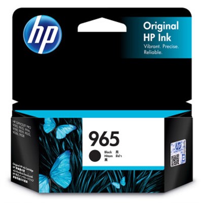 惠普（HP）965 原装黑色喷墨盒 适用hp 9010/9019/9020打印机 黑色墨盒